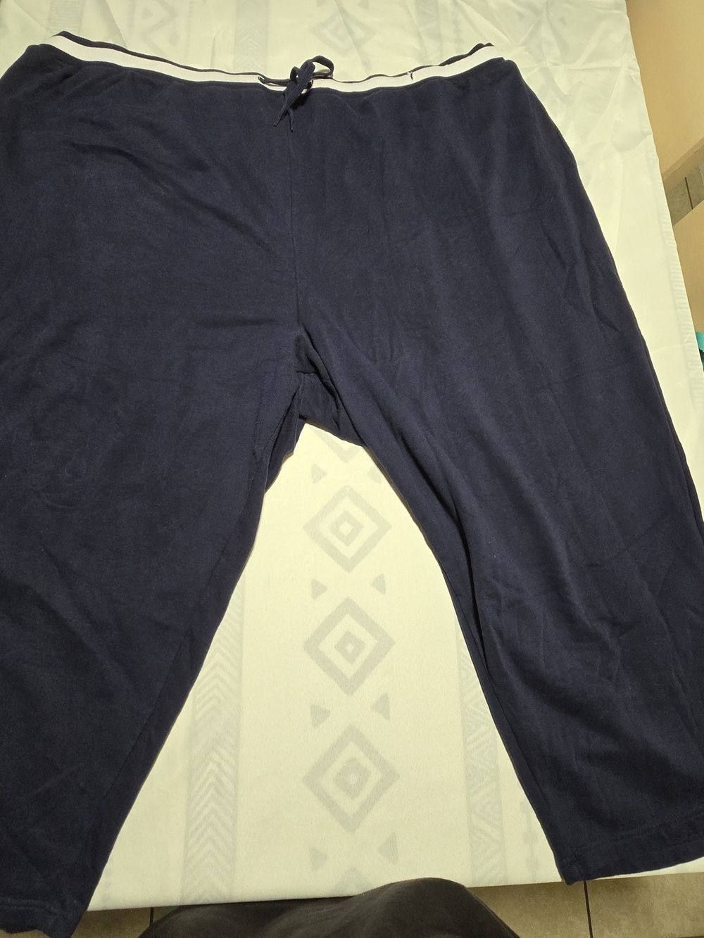 Navy Blue Drawstring Lounge Pants